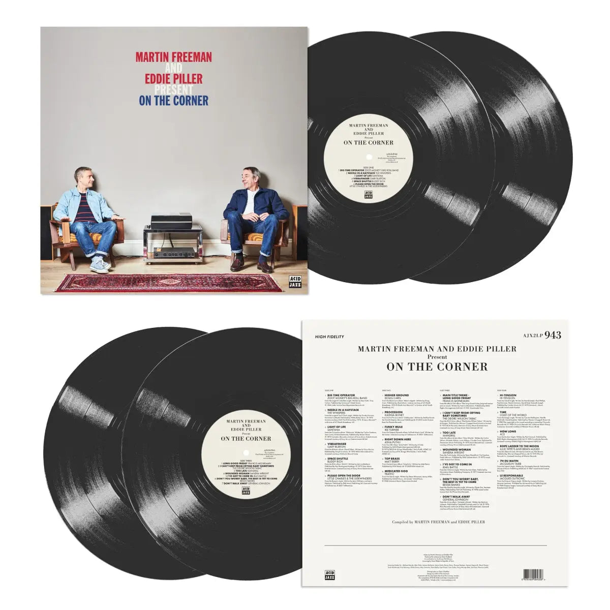 Martin Freeman and Eddie Piller Present: On the Corner - Various Artists (Acid Jazz)