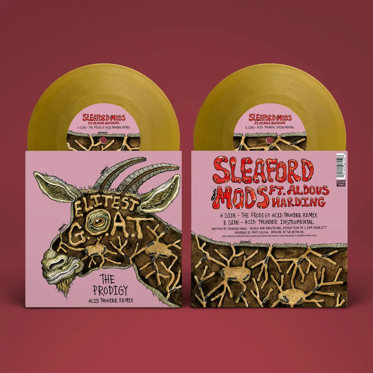 Sleaford Mods featuring Aldous Harding - Elitest G.O.A.T. (The Prodigy Acid Thunder Mix) (Rough Trade Records)